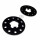 14mm 2x7mm SCC Spurverbreiterung SW für Porsche 5 x130 71,6mm + Radschrauben