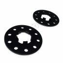 14mm 2x7mm SCC Spurverbreiterung SW für Porsche 5 x130 71,6mm