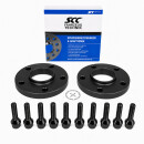 30mm 2x15mm SCC Spurverbreiterung Schwarz für BMW E90 E91 E92 E93