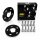 10mm 2x5mm ST Spurverbreiterung D2 für Audi E-Tron Q5 Q8 + Radschrauben