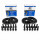 SCC Spurverbreiterung Set Schwarz + Radschrauben VA 20mm HA 30mm Cupra
