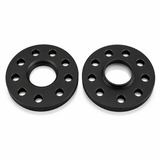 20mm 2x10mm SCC Spurverbreiterung Schwarz für Audi VW Seat Skoda
