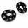 40mm 2x20mm SCC Spurverbreiterung Schwarz für Nissan Lk 114,3/5 NLB 66,1
