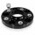 40mm 2x20mm SCC Spurverbreiterung Schwarz für Nissan Lk 114,3/5 NLB 66,1