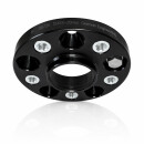 40mm 2x20mm SCC Spurverbreiterung Schwarz für Renault Lk 114,3/5 NLB 66,1