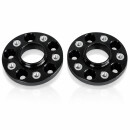 40mm 2x20mm SCC Spurverbreiterung Schwarz für Renault Lk 114,3/5 NLB 66,1