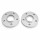 Spurverbreiterung SCC 20mm 2x10mm Silber für BMW 5x120 NLB 72,6mm Distanzscheibe