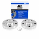 Spurverbreiterung SCC 50mm 2x25mm für BMW 5x120...