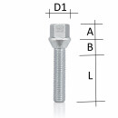 Spurverbreiterung SCC 50mm 2x25mm für BMW 5x120 72,6mm mit Radschrauben