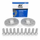 24mm 2x12mm SCC Spurverbreiterung für Audi 5 x100...