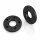 SCC Spurverbreiterung 24 mm (2×12 mm) 5×112 / 66,6 mm schwarz eloxiert für Audi 5x112 66,6 incl. Radschrauben