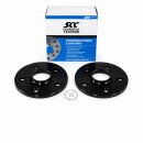 24mm 2x12mm SCC Spurverbreiterung Schwarz Distanzscheiben...
